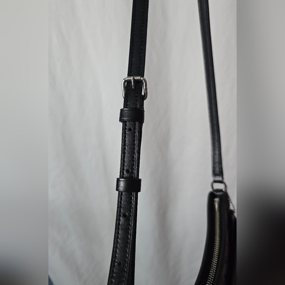 Coach File Crossbody Black Signature Jacquard Crossbody Shoulder Bag w Hangtag - Picture 11 of 12